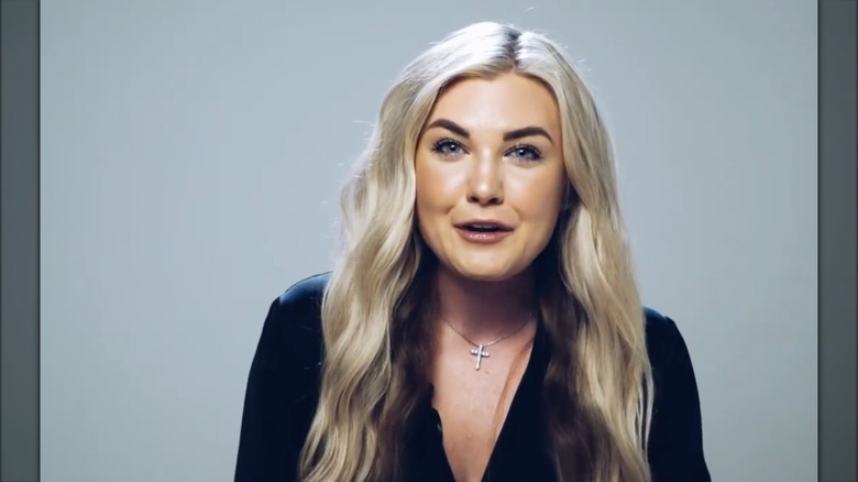 Erika Kirk s'exprimant dans un clip vidéo