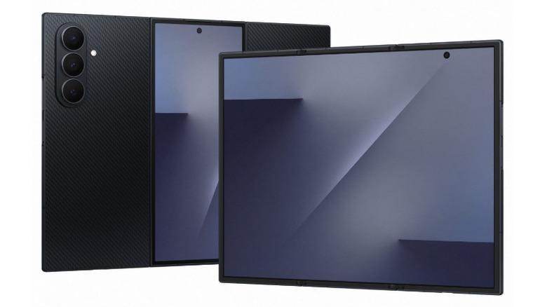 Samsung Galaxy Z TriFold sur fond blanc