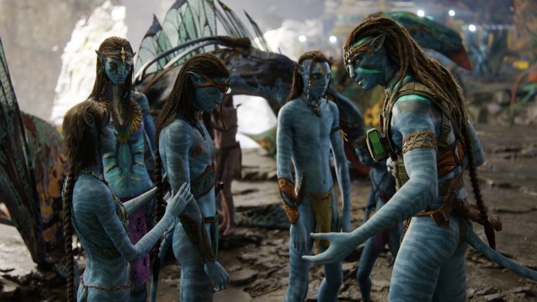 La famille Sully réunie dans Avatar : La Voie de l'Eau