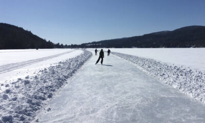 La plus longue piste de patinage sur glace des États-Unis offre une escapade hivernale éblouissante