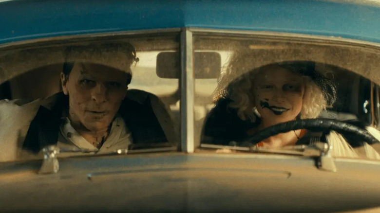 Frank et The Bride partent en voiture le dimanche dans The Bride !