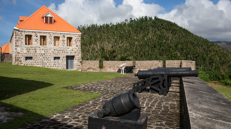 Fort Shirley dans le parc national Cabrits, Dominique