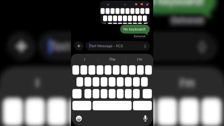 bug de clavier manquant dans iOS 26
