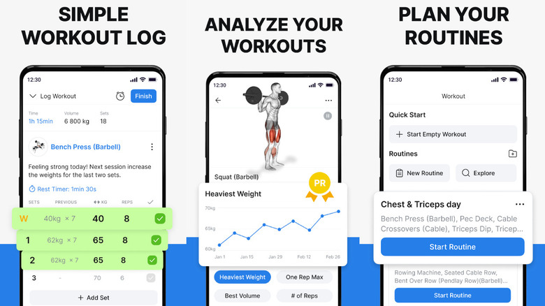 Interface utilisateur de l'application lourde
