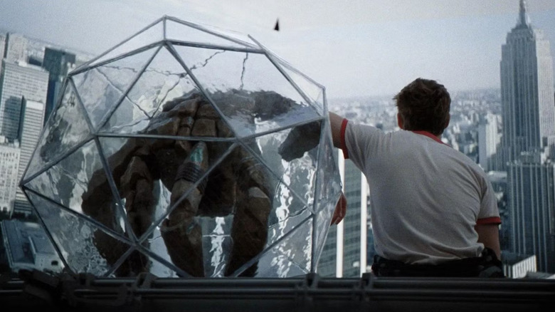 Rocky et Grace admirent l'horizon virtuel de New York dans le cadre du projet Hail Mary