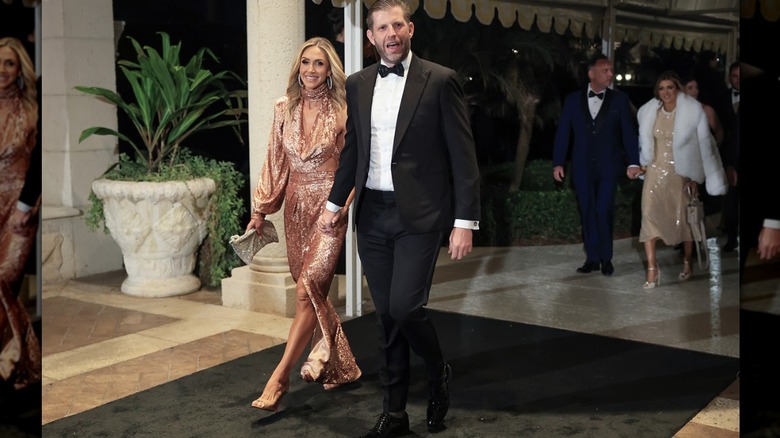 lara et eric trump décembre 2025 mar-a-largo