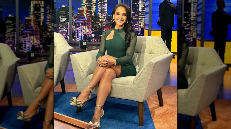 Emily Compagno sur le plateau