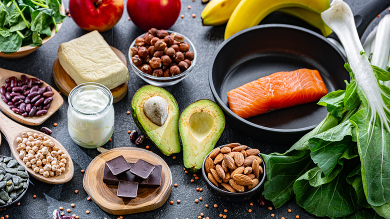 Variété d'aliments riches en magnésium