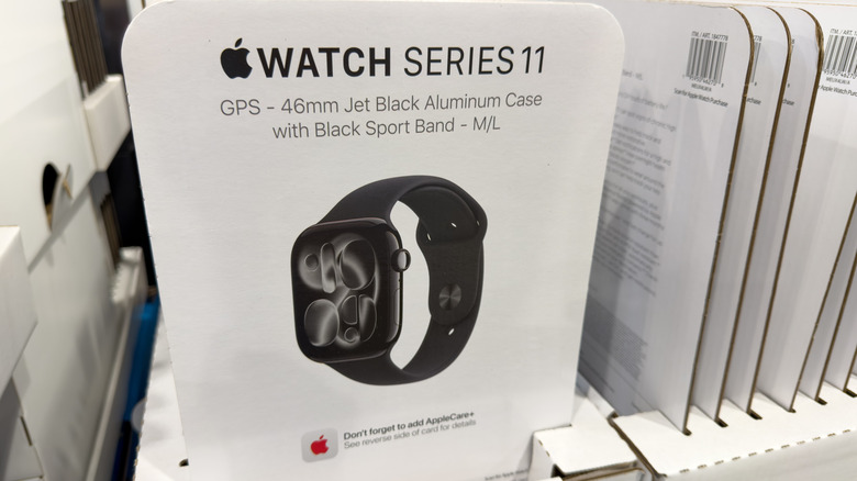 Apple Watch Series 11 exposée chez Costco