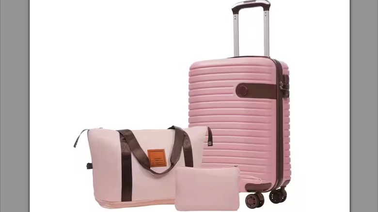 Ensemble de 3 valises à coque rigide en ABS Merax de Home Depot