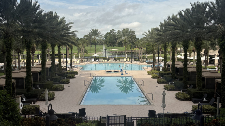Piscine palmiers Waldorf Astoria Orlando