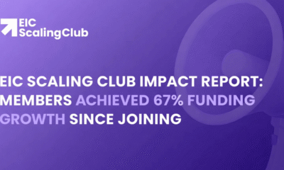 EIC Scaling Club companies double peer funding growth with 66% increase