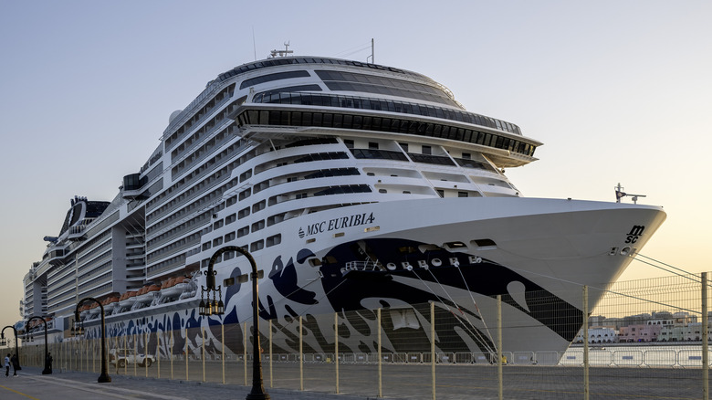L'Euribia du MSC a accosté au Qatar.