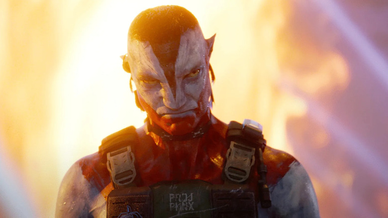 Quaritch est déterminé à se venger dans Avatar : Fire and Ash