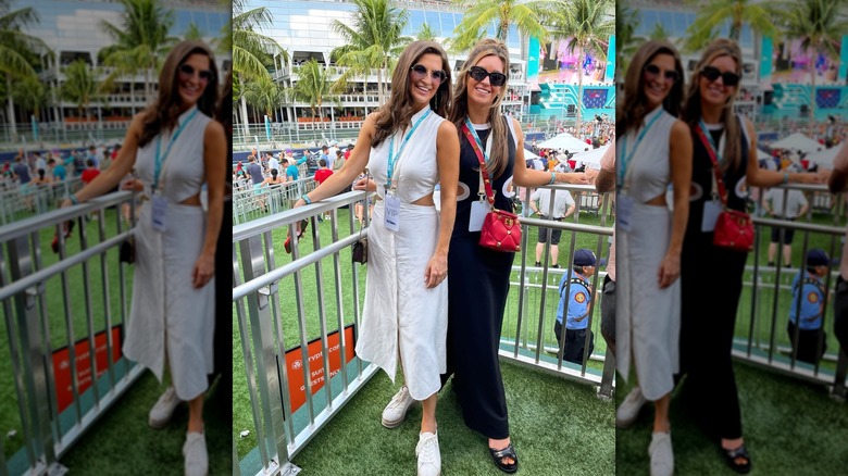 Kaitlan Collins au Grand Prix F1 de Miami en mai 2022