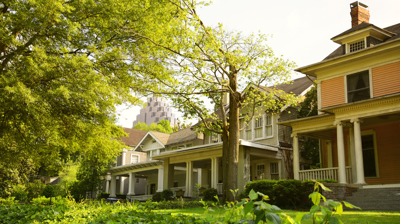Maisons de style colonial à Morningside, Atlanta