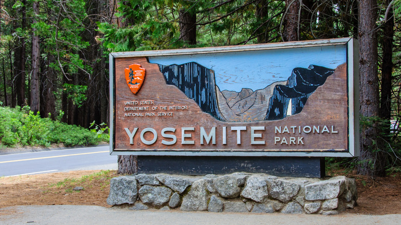 Panneau de bienvenue de Yosemite
