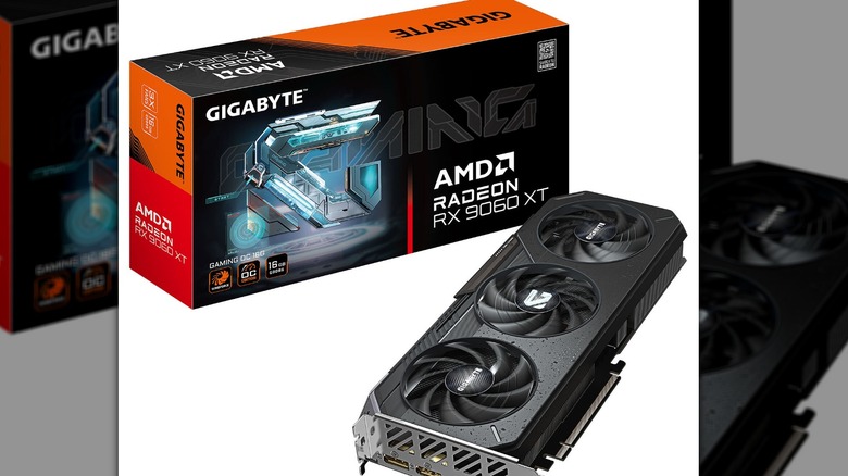 Vue produit d'une carte graphique RX 9060XT