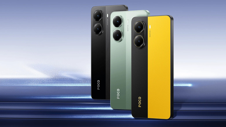 Poco X7 Pro en différentes couleurs