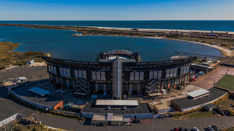 vue aérienne du Northwell Health au Jones Beach Theatre