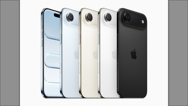 Plusieurs téléphones iPhone Air