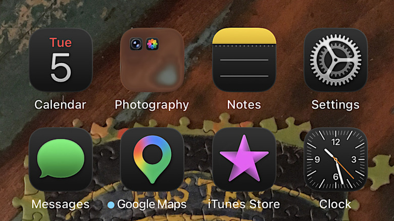 Image montrant un écran de paramètres d’affichage sur iPhone