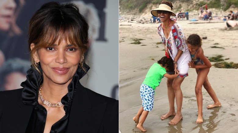 Halle Berry avec ses enfants