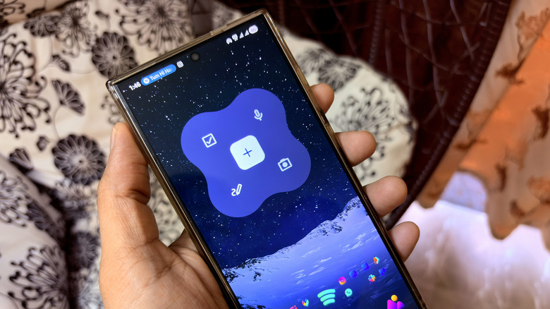 Widget Google Keep QuickCapture sur un téléphone Samsung Galaxy