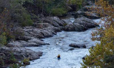 Le sentier fluvial de 45 milles de Virginie offre une navigation idyllique avec une vue sur les montagnes Blue Ridge
