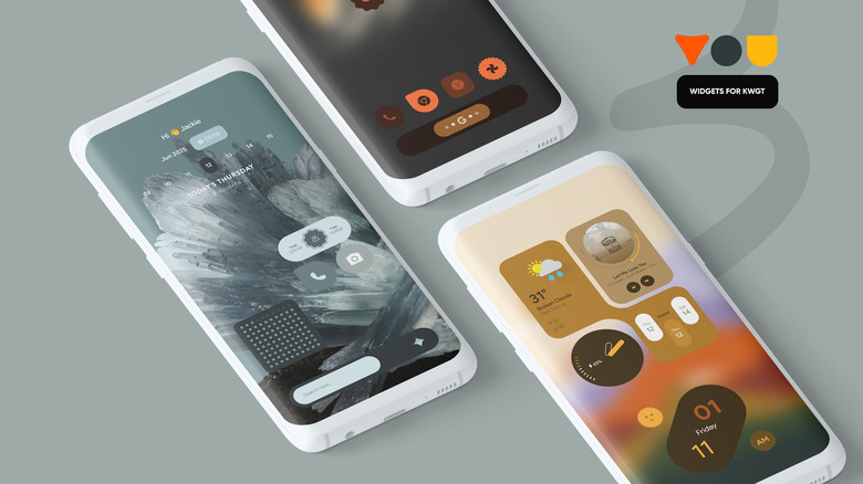 Widgets expressifs M3 pour KWGT