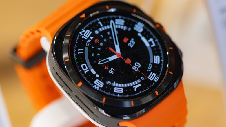 Gros plan sur la Galaxy Watch Ultra