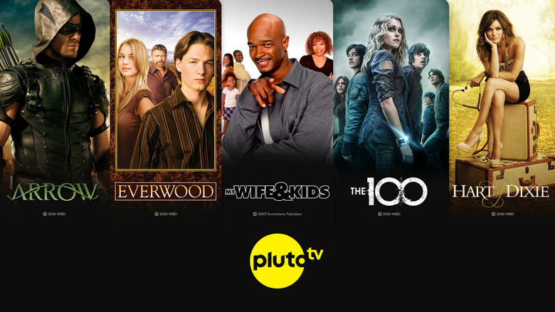 Une publicité Pluto TV présentant les émissions à venir sur le service de streaming
