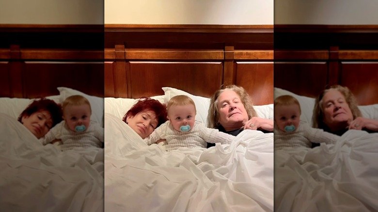 Sharon Osbourne, Ozzy Osbourne et leur petit-fils Sidney