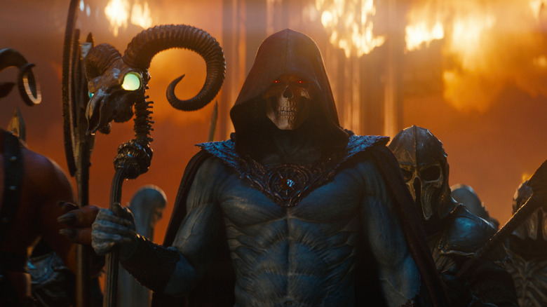 Skeletor entouré de ses sbires en route pour faire du mal dans Masters of the Universe