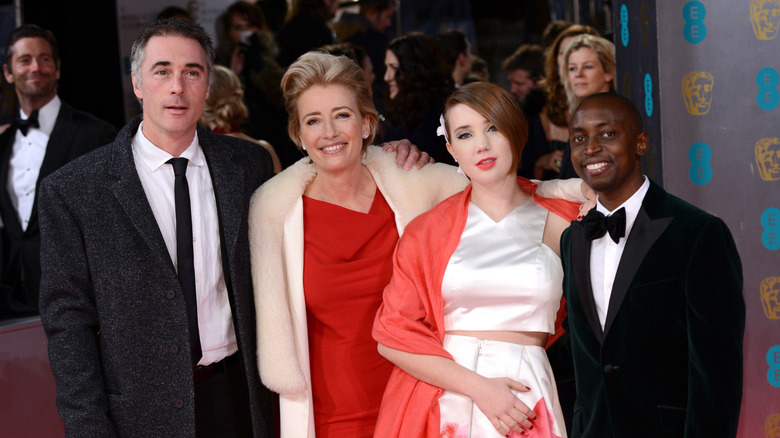 Emma Thompson, Greg Wise et Tindyebwa Agaba Wise soutiennent Gaia Wise au 