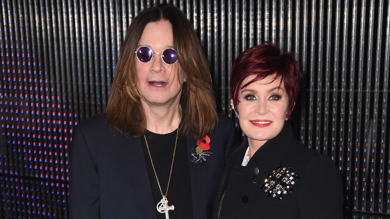Ozzy Osbourne et Sharon Osbourne posent ensemble