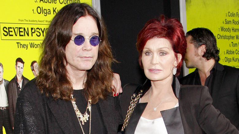 Ozzy Osbourne et Sharon Osbourne à la première de Seven Psychopaths