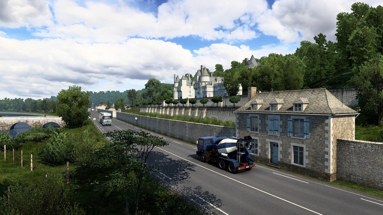 Camion de ciment dans Euro Truck Simulator 2