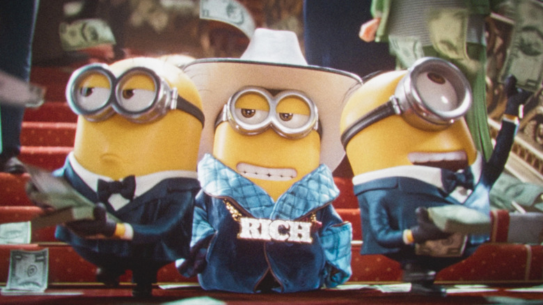 Les Minions font la fête comme des stars de cinéma dans MInions & Monsters