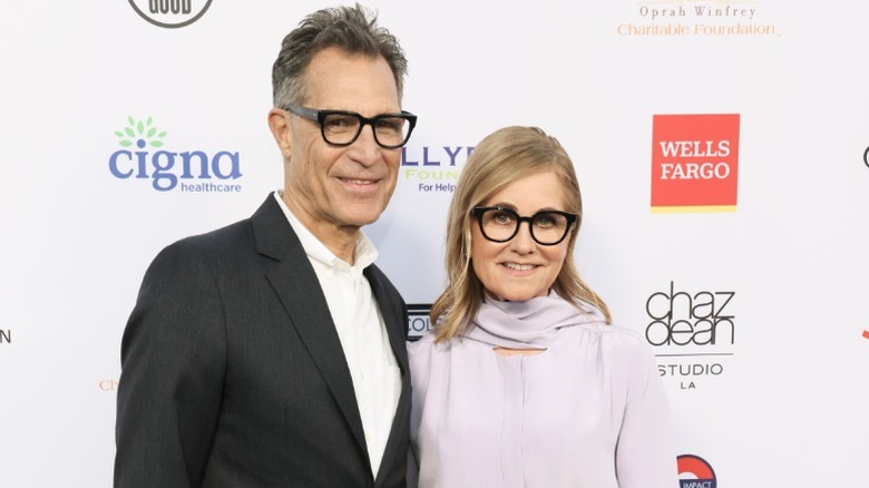 Maureen McCormick et Michael Cummings lors d'un gala de charité