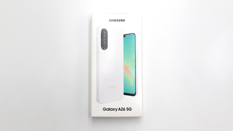Boite produit du Galaxy A26