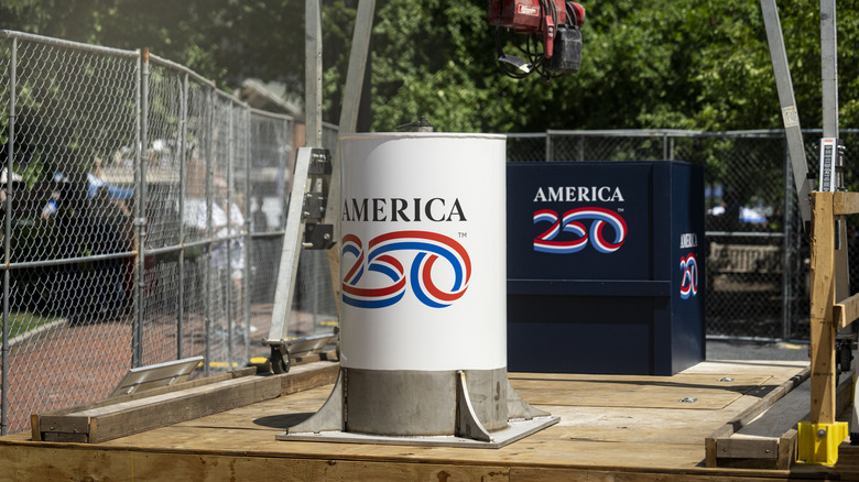 La capsule temporelle America 250 enterrée