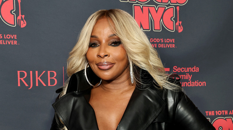 Mary J. Blige à New York sur le tapis rouge