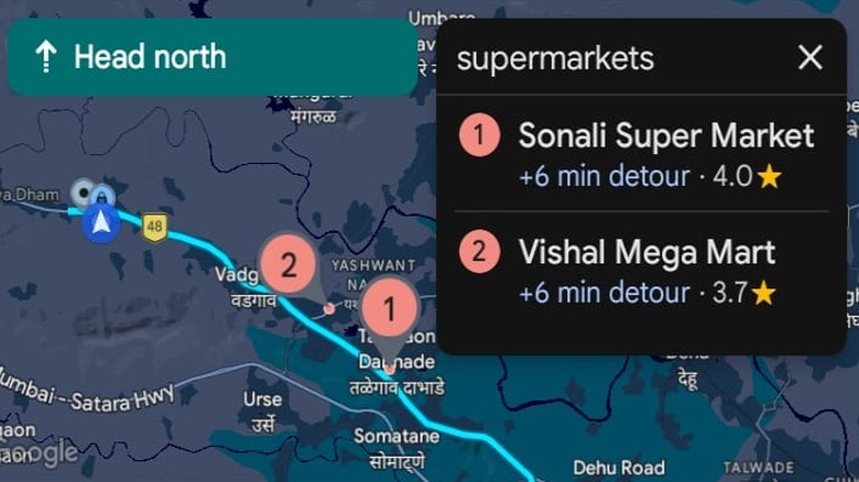 Une capture d'écran d'Android Auto montrant l'intégration de Gemini pour les listes de courses