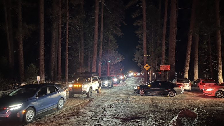circulation bloquée à Yosemite