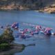 L'immense parc aquatique flottant et gonflable de Californie est le plus grand d'Amérique du Nord
