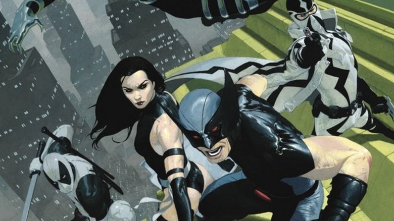 Couverture étrange de X-Force – Deadpool, Wolverine, Psylocke et Fantomex