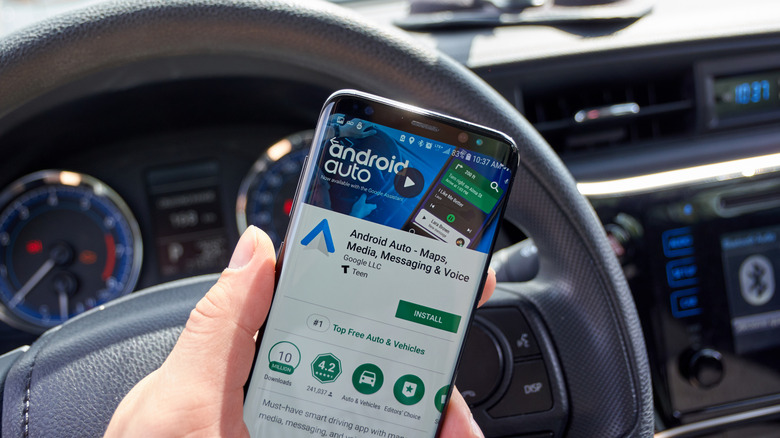 Application Android Auto sur le Play Store