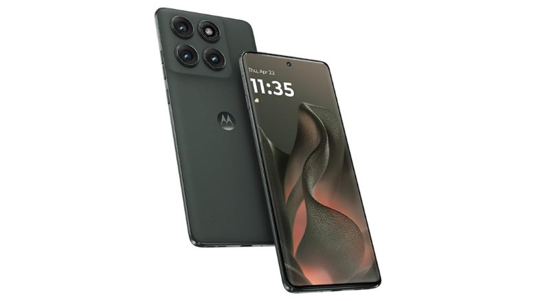 Vue avant et arrière du Motorola Edge 2025