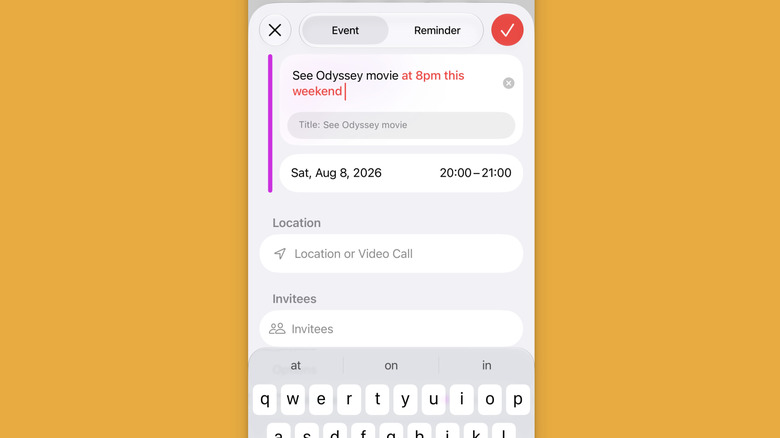 Créer un événement de calendrier dans iOS 27 avec le langage naturel
